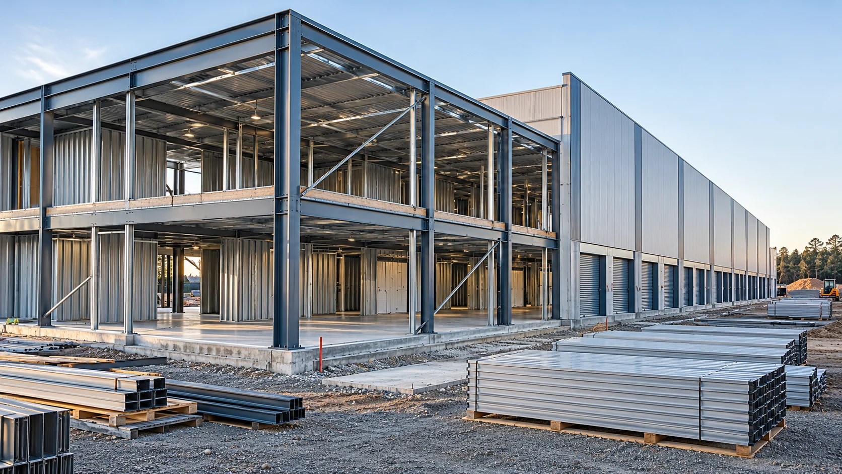 Original concept illustration for Understanding Self-Storage Development Costs