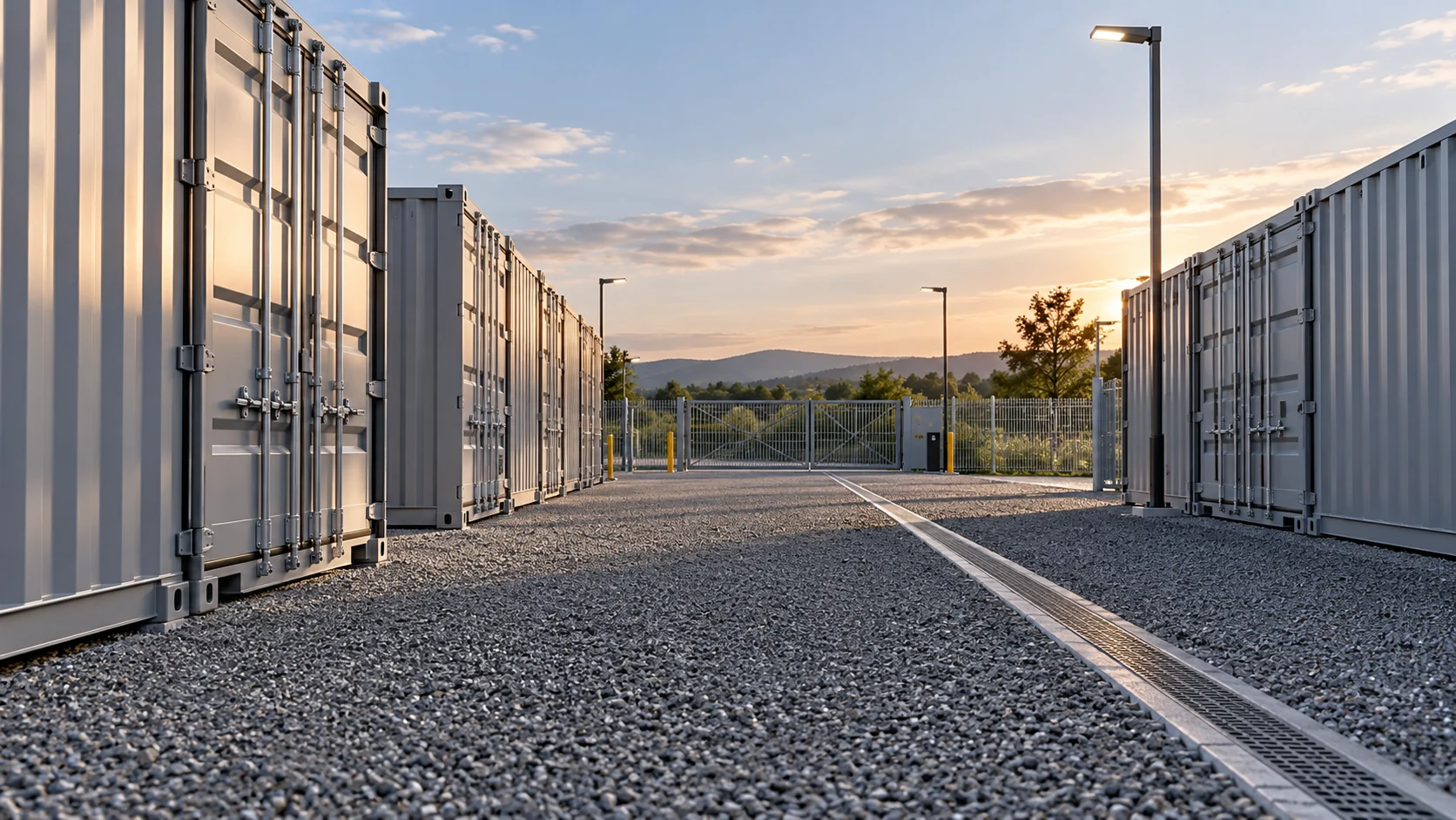 Modular Container Storage — original conceptual architectural visualization