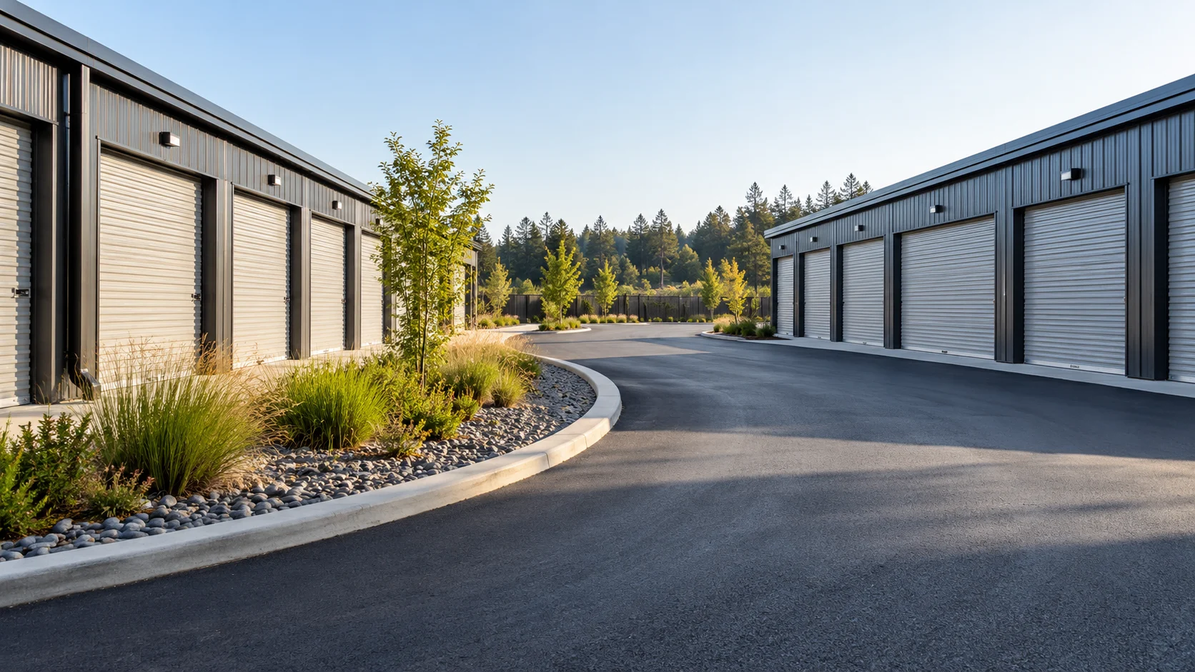 Drive-Up Storage — original conceptual architectural visualization